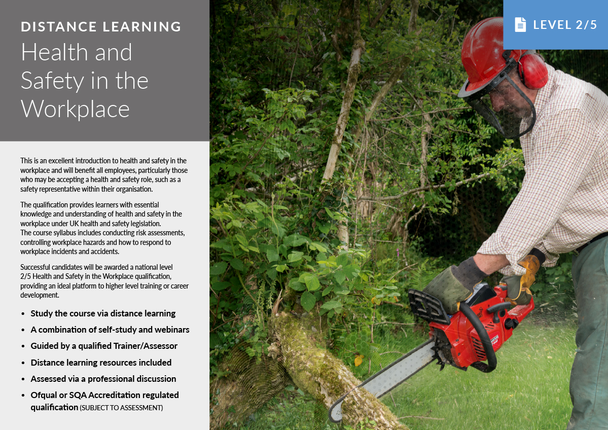 Health and Safety – Distance Learning