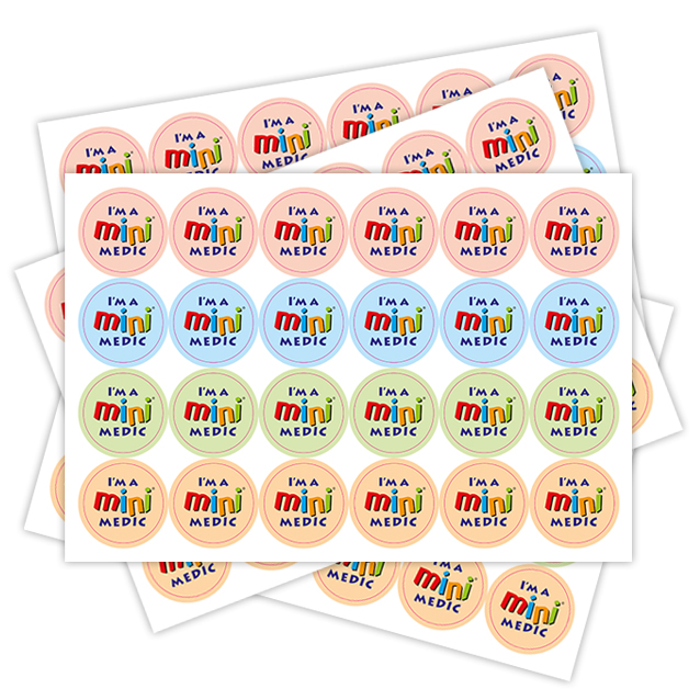 Introducing MINI MEDIC STICKERS!